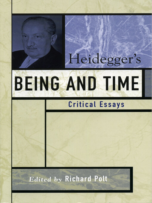 Title details for Heidegger's Being and Time by Jean Grondin - Wait list